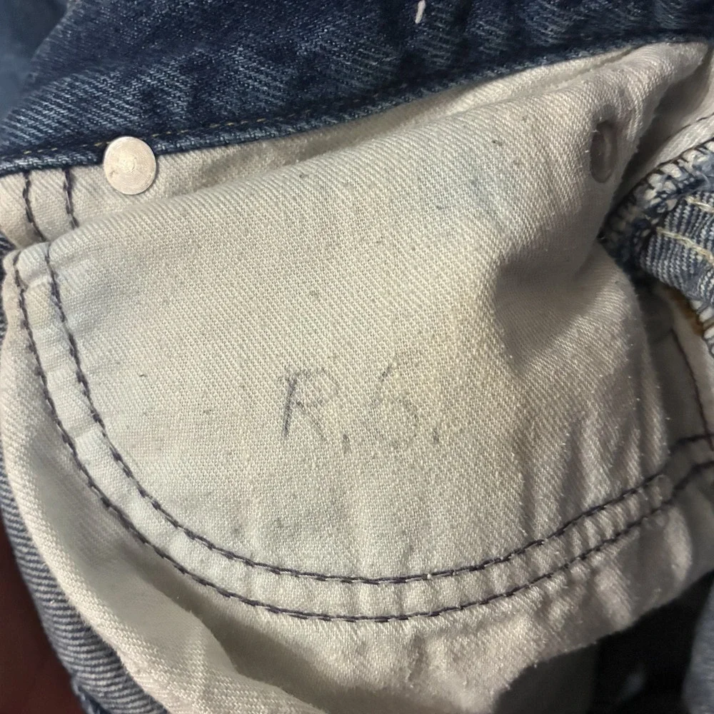 Vintage 70s Lee Riders Denim Jeans Men 28x30 Union Made In USA Talon 42 Bootcut